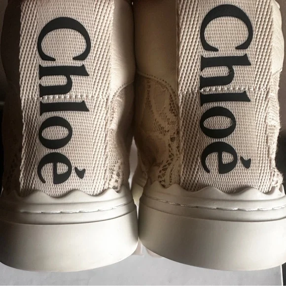 Chloe Lauren lace mid top  Sneakers - Picture 5 of 8